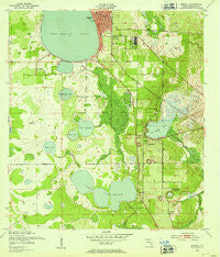 Sebring Florida Historical topographic map, 1:24000 scale, 7.5 X 7.5 Minute, Year 1952