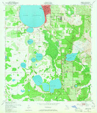 Sebring Florida Historical topographic map, 1:24000 scale, 7.5 X 7.5 Minute, Year 1952