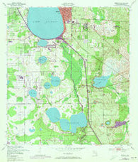 Sebring Florida Historical topographic map, 1:24000 scale, 7.5 X 7.5 Minute, Year 1952