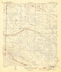 Seminole Hills Florida Historical topographic map, 1:31680 scale, 7.5 X 7.5 Minute, Year 1944