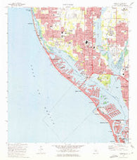 Seminole Florida Historical topographic map, 1:24000 scale, 7.5 X 7.5 Minute, Year 1974
