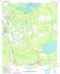 Seville Florida Historical topographic map, 1:24000 scale, 7.5 X 7.5 Minute, Year 1970