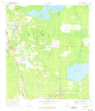 Seville Florida Historical topographic map, 1:24000 scale, 7.5 X 7.5 Minute, Year 1970