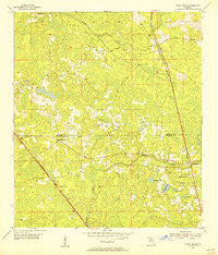Shady Grove Florida Historical topographic map, 1:24000 scale, 7.5 X 7.5 Minute, Year 1955
