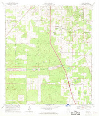 Shady Florida Historical topographic map, 1:24000 scale, 7.5 X 7.5 Minute, Year 1968