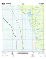 Shark Point Florida Current topographic map, 1:24000 scale, 7.5 X 7.5 Minute, Year 2015