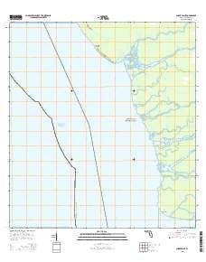 Shark Point Florida Current topographic map, 1:24000 scale, 7.5 X 7.5 Minute, Year 2015