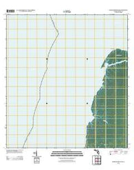 Shark River Island Florida Historical topographic map, 1:24000 scale, 7.5 X 7.5 Minute, Year 2012
