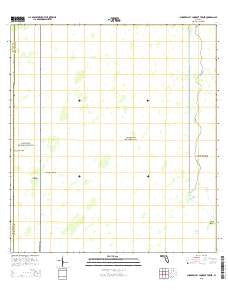 Shark Valley Lookout Tower Florida Current topographic map, 1:24000 scale, 7.5 X 7.5 Minute, Year 2015