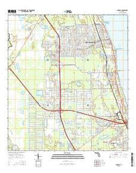 Sharpes Florida Current topographic map, 1:24000 scale, 7.5 X 7.5 Minute, Year 2015