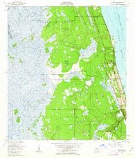 Sharpes Florida Historical topographic map, 1:24000 scale, 7.5 X 7.5 Minute, Year 1949