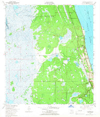 Sharpes Florida Historical topographic map, 1:24000 scale, 7.5 X 7.5 Minute, Year 1949