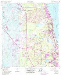 Sharpes Florida Historical topographic map, 1:24000 scale, 7.5 X 7.5 Minute, Year 1949