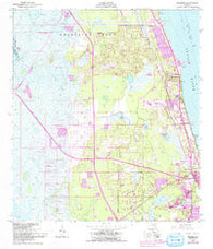 Sharpes Florida Historical topographic map, 1:24000 scale, 7.5 X 7.5 Minute, Year 1949