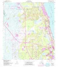 Sharpes Florida Historical topographic map, 1:24000 scale, 7.5 X 7.5 Minute, Year 1949