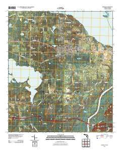 Sneads Florida Historical topographic map, 1:24000 scale, 7.5 X 7.5 Minute, Year 2011
