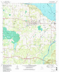Sneads Florida Historical topographic map, 1:24000 scale, 7.5 X 7.5 Minute, Year 1994
