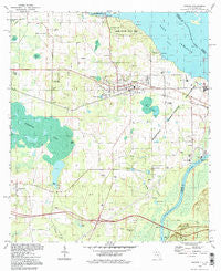 Sneads Florida Historical topographic map, 1:24000 scale, 7.5 X 7.5 Minute, Year 1994