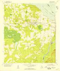 Sneads Florida Historical topographic map, 1:24000 scale, 7.5 X 7.5 Minute, Year 1954