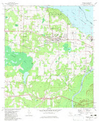 Sneads Florida Historical topographic map, 1:24000 scale, 7.5 X 7.5 Minute, Year 1982