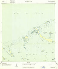 Snipe Keys Florida Historical topographic map, 1:24000 scale, 7.5 X 7.5 Minute, Year 1943