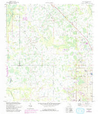 Socrum Florida Historical topographic map, 1:24000 scale, 7.5 X 7.5 Minute, Year 1975