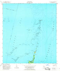 Soldier Key Florida Historical topographic map, 1:24000 scale, 7.5 X 7.5 Minute, Year 1956