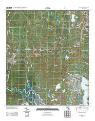 Sopchoppy Florida Historical topographic map, 1:24000 scale, 7.5 X 7.5 Minute, Year 2012