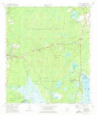 Sopchoppy Florida Historical topographic map, 1:24000 scale, 7.5 X 7.5 Minute, Year 1972