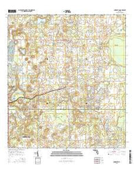 Sorrento Florida Current topographic map, 1:24000 scale, 7.5 X 7.5 Minute, Year 2015
