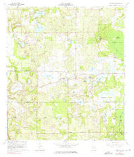 Sorrento Florida Historical topographic map, 1:24000 scale, 7.5 X 7.5 Minute, Year 1960