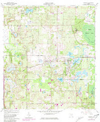 Sorrento Florida Historical topographic map, 1:24000 scale, 7.5 X 7.5 Minute, Year 1960