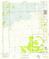 South Miami NW Florida Historical topographic map, 1:24000 scale, 7.5 X 7.5 Minute, Year 1955