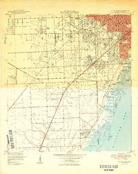 South Miami Florida Historical topographic map, 1:24000 scale, 7.5 X 7.5 Minute, Year 1950