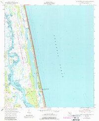 South Ponte Vedra Beach Florida Historical topographic map, 1:24000 scale, 7.5 X 7.5 Minute, Year 1952