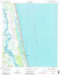 South Ponte Vedra Beach Florida Historical topographic map, 1:24000 scale, 7.5 X 7.5 Minute, Year 1952