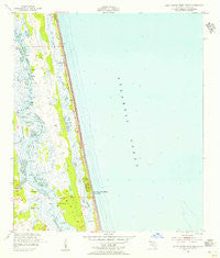South Ponte Vedra Beach Florida Historical topographic map, 1:24000 scale, 7.5 X 7.5 Minute, Year 1952