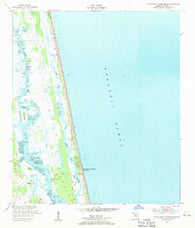South Ponte Vedra Beach Florida Historical topographic map, 1:24000 scale, 7.5 X 7.5 Minute, Year 1952