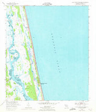 South Ponte Vedra Beach Florida Historical topographic map, 1:24000 scale, 7.5 X 7.5 Minute, Year 1952