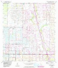 South of Fellsmere Florida Historical topographic map, 1:24000 scale, 7.5 X 7.5 Minute, Year 1953