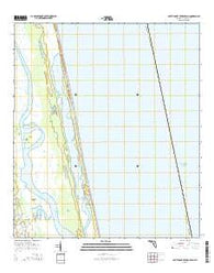 South Ponte Vedra Beach Florida Current topographic map, 1:24000 scale, 7.5 X 7.5 Minute, Year 2015