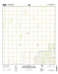 South of Coopertown Florida Current topographic map, 1:24000 scale, 7.5 X 7.5 Minute, Year 2015