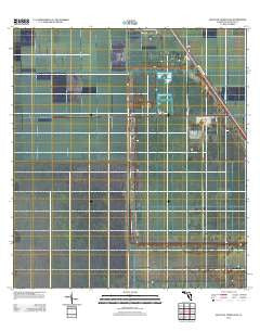 South of Okeelanta Florida Historical topographic map, 1:24000 scale, 7.5 X 7.5 Minute, Year 2012