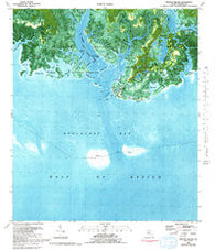Sprague Island Florida Historical topographic map, 1:24000 scale, 7.5 X 7.5 Minute, Year 1982