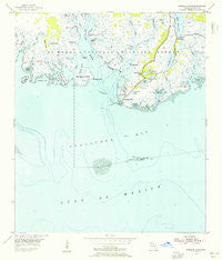 Sprague Island Florida Historical topographic map, 1:24000 scale, 7.5 X 7.5 Minute, Year 1954