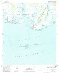 Sprague Island Florida Historical topographic map, 1:24000 scale, 7.5 X 7.5 Minute, Year 1954
