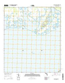 Sprague Island Florida Current topographic map, 1:24000 scale, 7.5 X 7.5 Minute, Year 2015