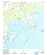 Spring Creek Florida Historical topographic map, 1:24000 scale, 7.5 X 7.5 Minute, Year 1972