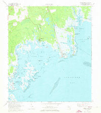 Spring Creek Florida Historical topographic map, 1:24000 scale, 7.5 X 7.5 Minute, Year 1972