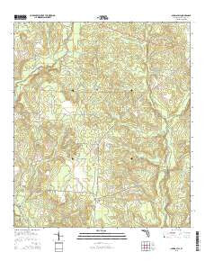 Spring Hill Florida Current topographic map, 1:24000 scale, 7.5 X 7.5 Minute, Year 2015